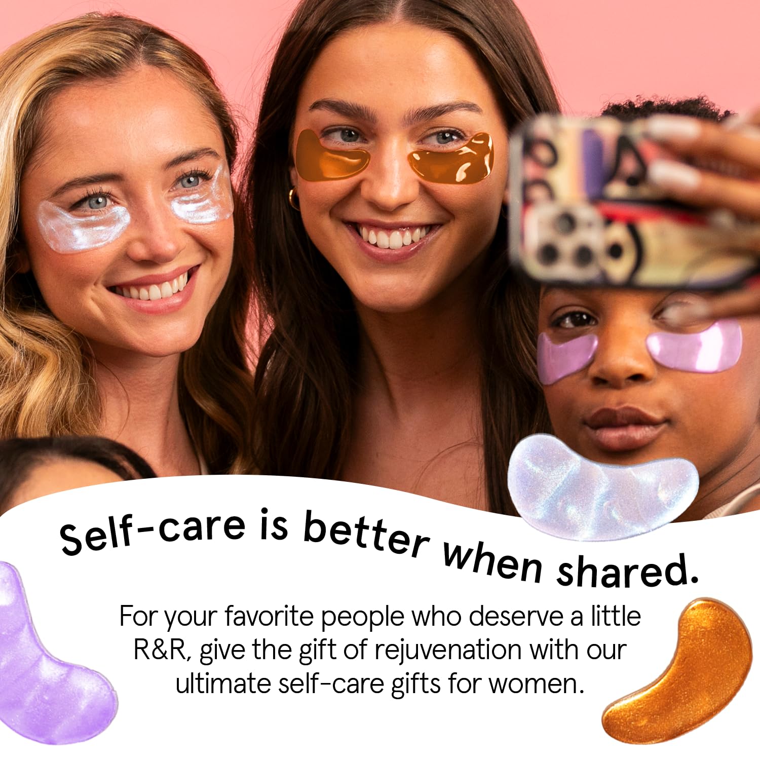 grace & stella Retinol Under Eye Patches for Puffy Eyes and Dark Circles - Restoring Gel Under Eye Masks with Hyaluronic Acid - Vegan Cruelty-Free Skincare, Birthday Gifts for Women (Purple, 24 Pairs)