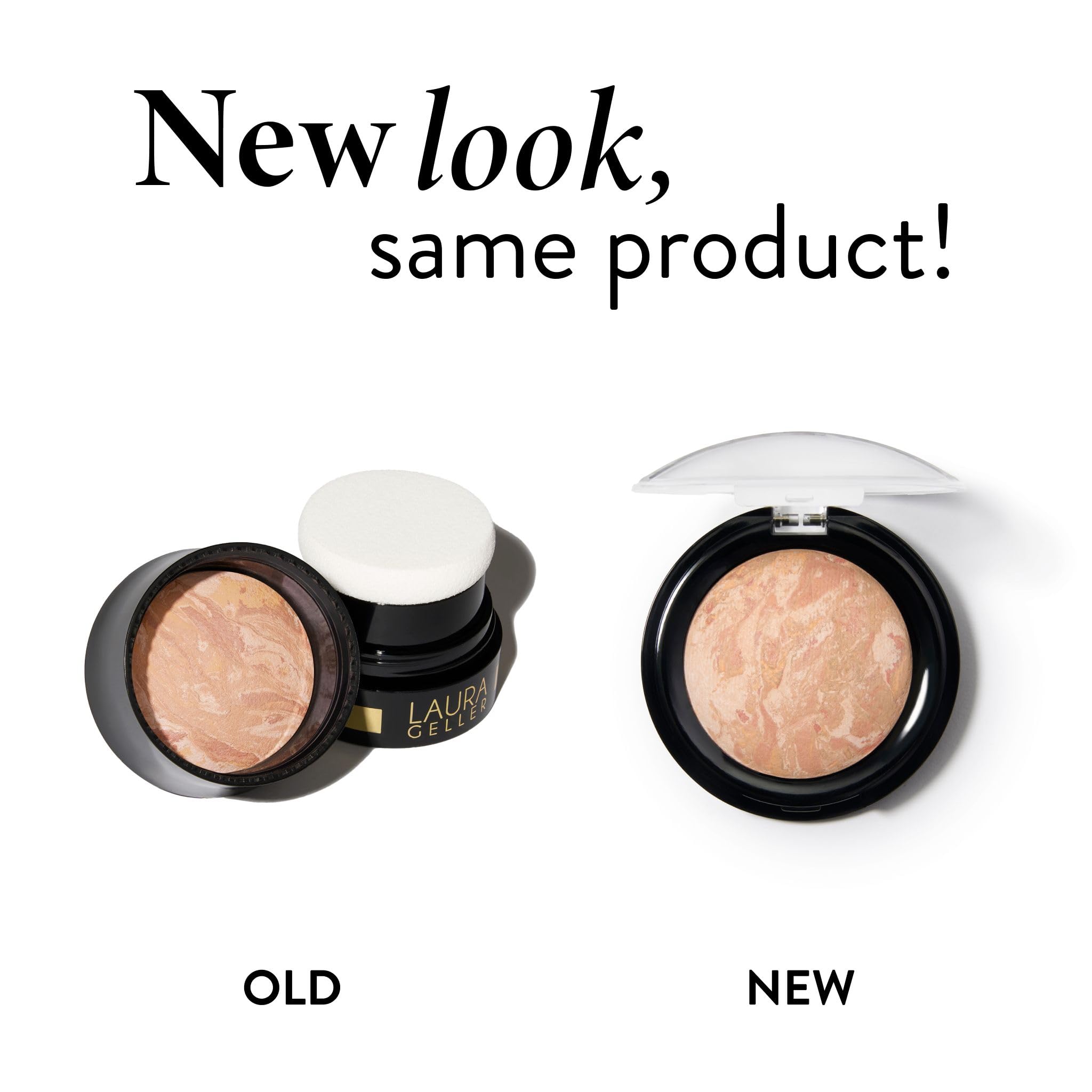 LAURA GELLER NEW YORK Award-Winning Baked Balance-n-Brighten Color Correcting Powder Foundation - Light - Buildable Light to Medium Coverage - Demi-Matte Natural Finish