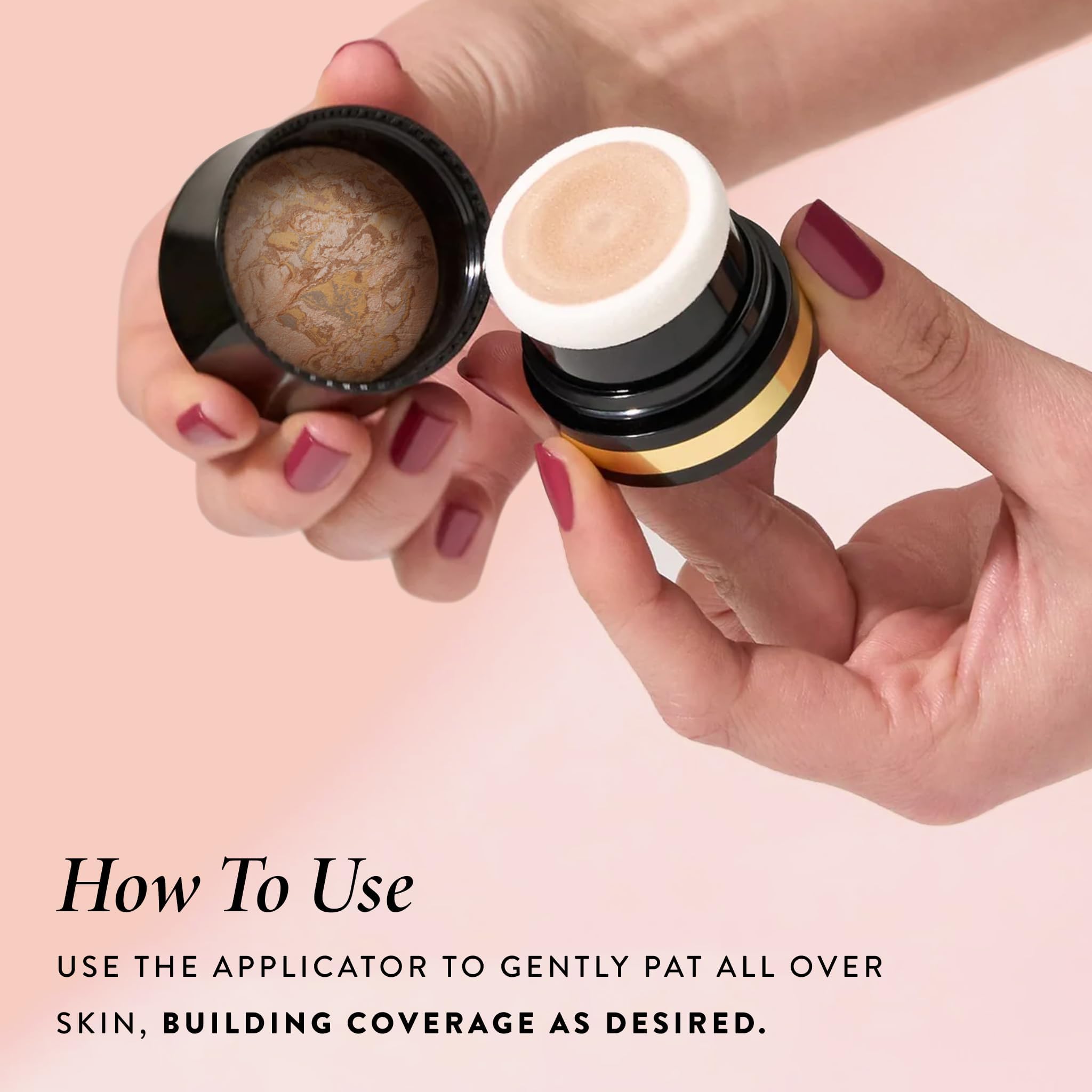 LAURA GELLER NEW YORK Award-Winning Baked Balance-n-Brighten Color Correcting Powder Foundation - Light - Buildable Light to Medium Coverage - Demi-Matte Natural Finish