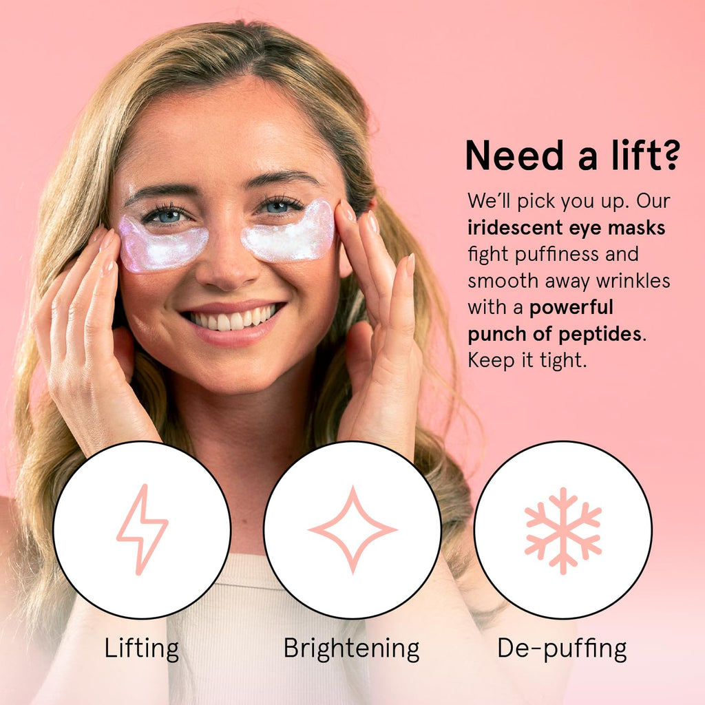 grace & stella Retinol Under Eye Patches for Puffy Eyes and Dark Circles - Restoring Gel Under Eye Masks with Hyaluronic Acid - Vegan Cruelty-Free Skincare, Birthday Gifts for Women (Purple, 24 Pairs)