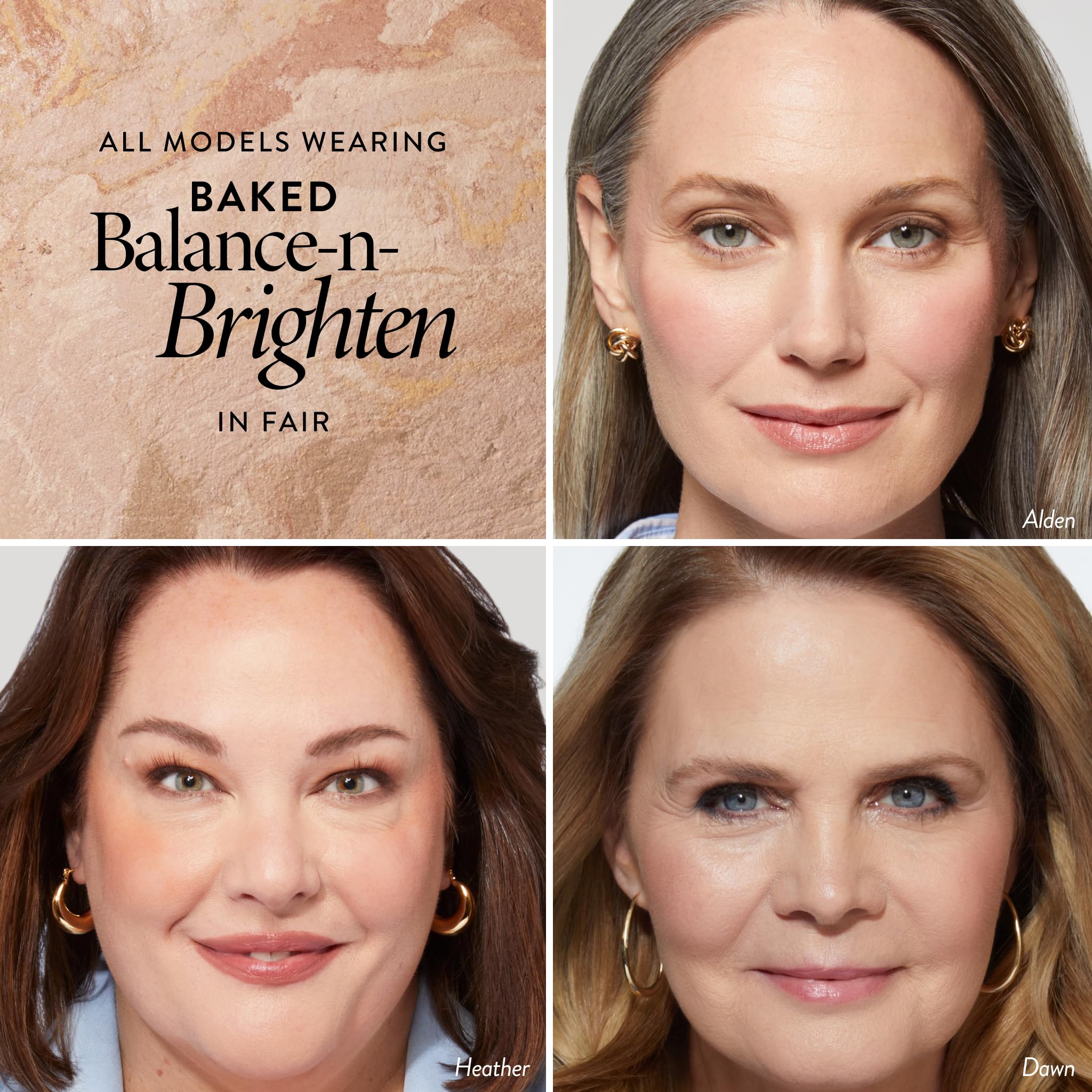 LAURA GELLER NEW YORK Award-Winning Baked Balance-n-Brighten Color Correcting Powder Foundation - Light - Buildable Light to Medium Coverage - Demi-Matte Natural Finish